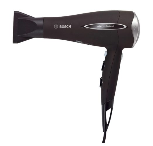  Hair dryer with rubberized handle