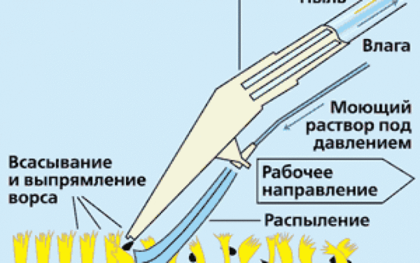  Scheme of action washing vacuum cleaner