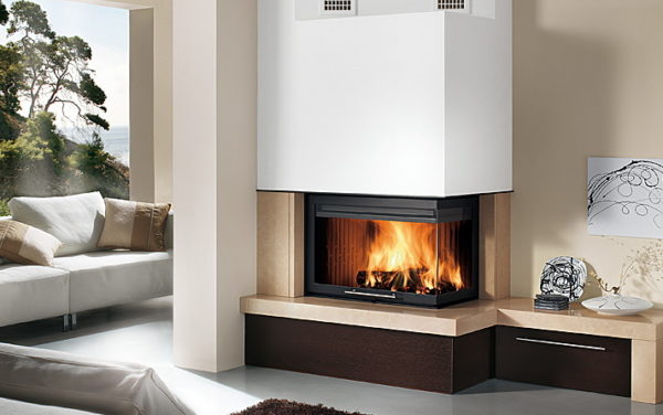  Asymmetrical Electric Fireplace