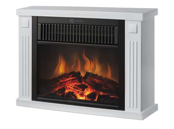  The combined option of the built-in electrofireplace