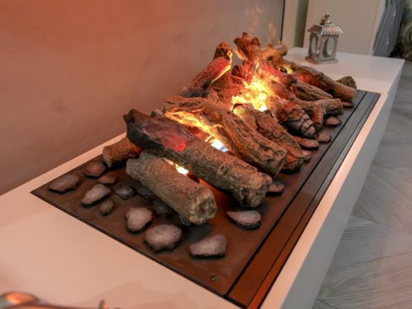  Electrofireplace in an interior