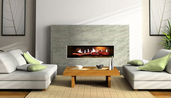  Recessed electric fire