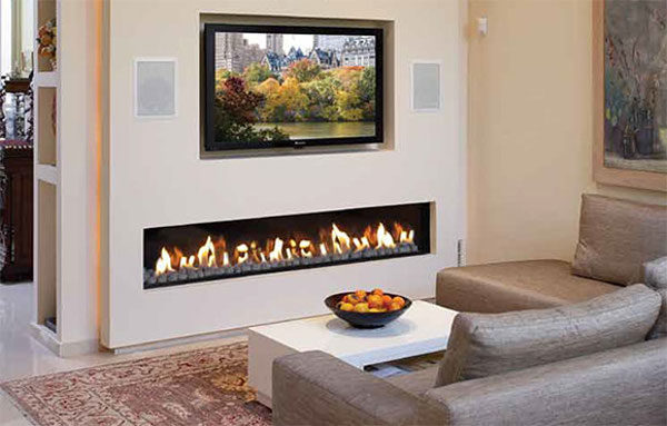  Electrofireplace in an interior