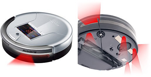  IR sensors robot vacuum cleaner