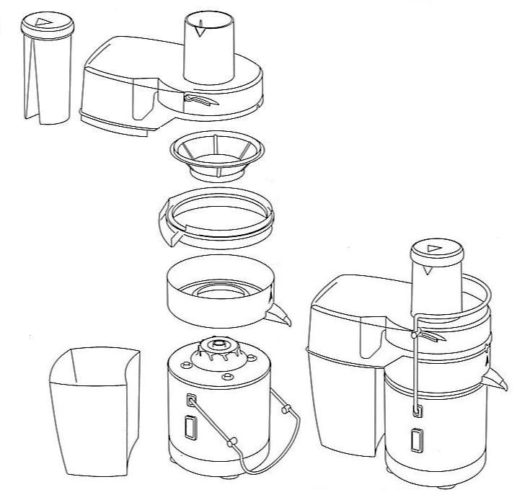  Mechanical Juicer Device