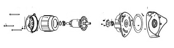  Juicer motor device