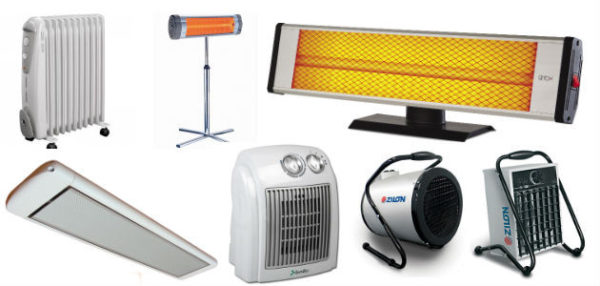  Varieties of heaters