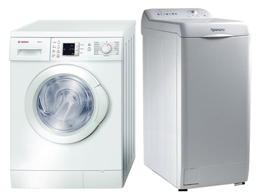  Vertical and horizontal washing machines