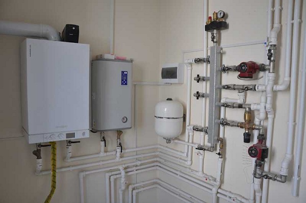  Electric boiler installation