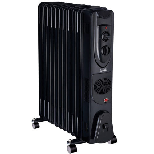  Oil heater with built-in fan