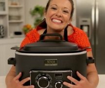  Girl with a slow cooker