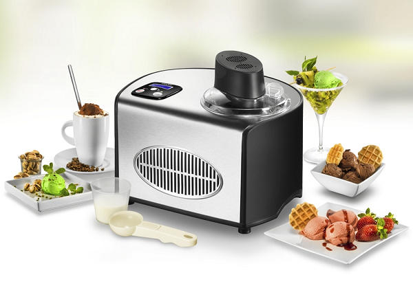  Ice cream maker with compressor