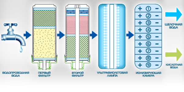  The principle of operation of the device