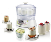  Yogurt maker and jar with product