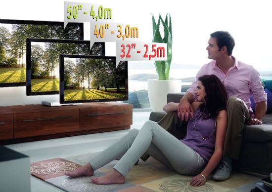  Man and woman watching tv