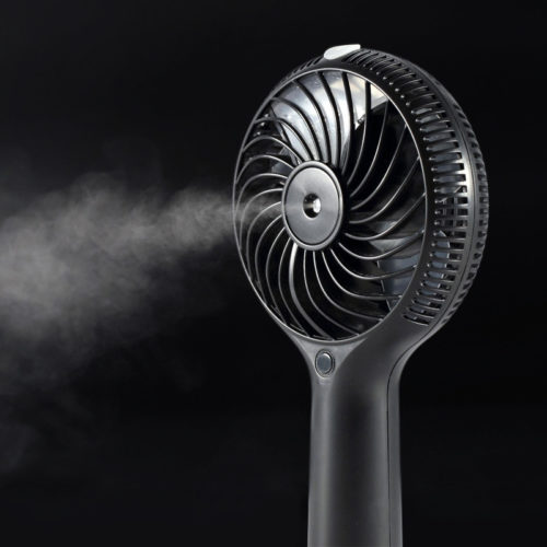  Fan with steam humidifier