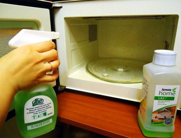  Microwave cleaning spray