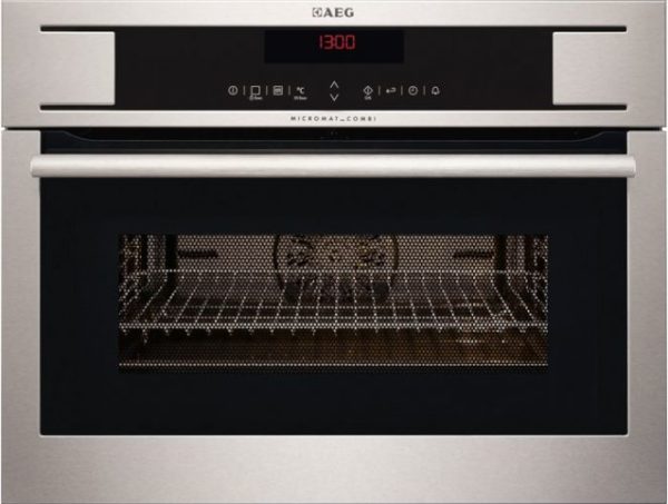  AEG oven with microwave