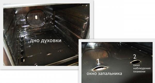  Oven with manual ignition