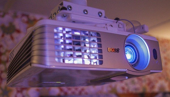  Projector on the ceiling