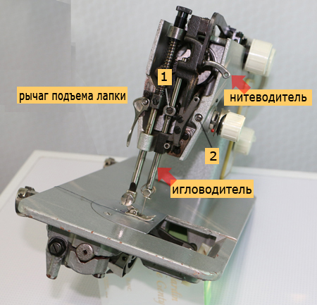  Setting the needle and thread in the machine Seagull