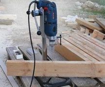  Homemade drilling machine