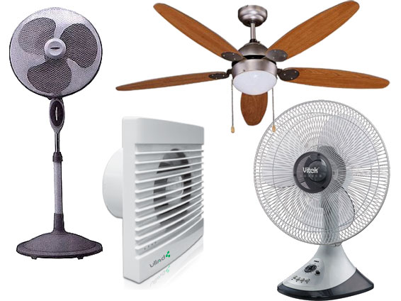  Types of fans