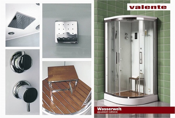  Shower cabin Valente Wasserwelt