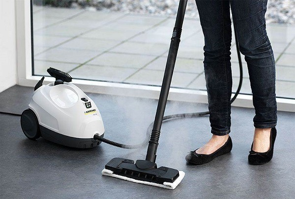  Vacuuming with steam generator