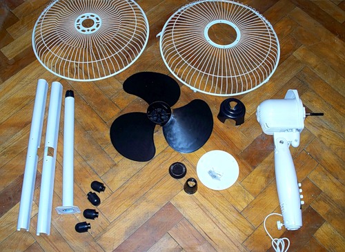  Disassembled fan