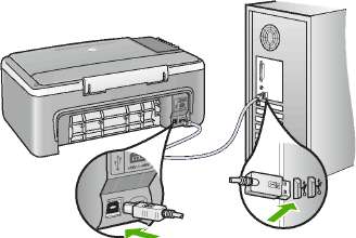  Connect printer to PC