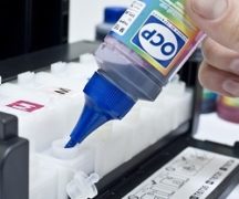  Ink level in printer