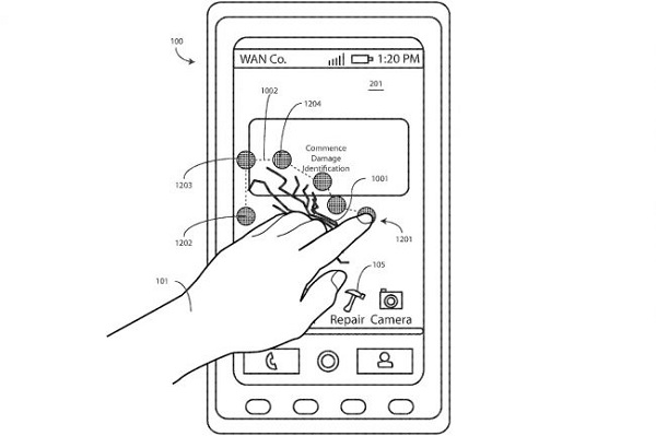  Screen with memory effect