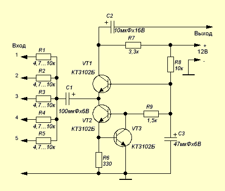  Primitive mixer circuit