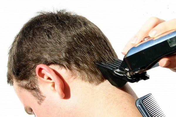  The use of hair clippers