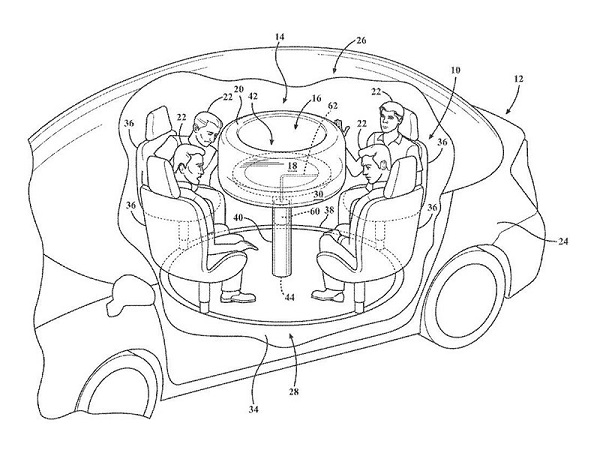  Desk with airbag