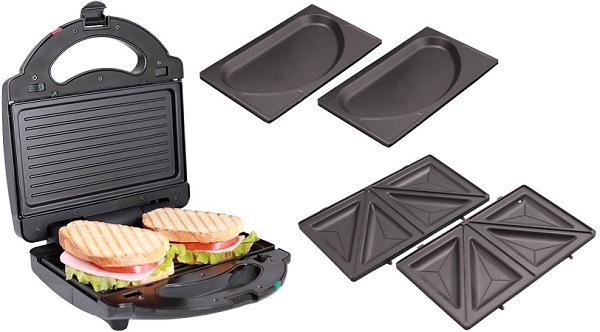  Waffle iron with removable panels