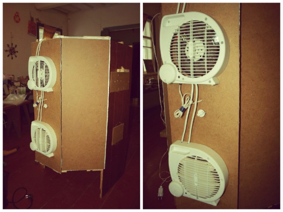  Installation of fan heater