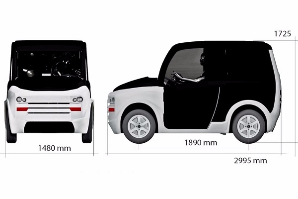  Car dimensions