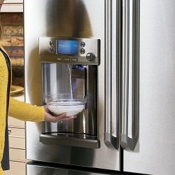  Fridge with coffee machine