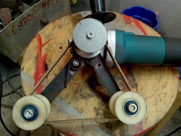  Homemade grinding machine