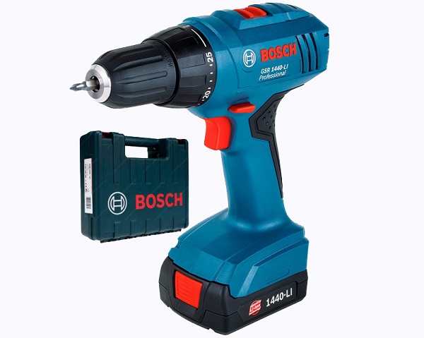  Bosch GSR 1440-LI 1.5Ah x2 Case