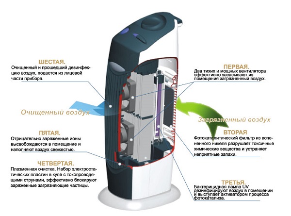  The principle of operation of the air ionizer