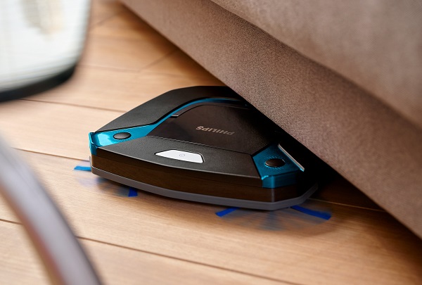  Robot vacuum cleaner under the sofa