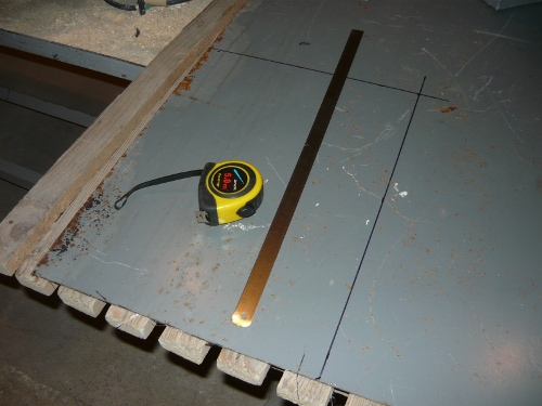  Metal sheet marking