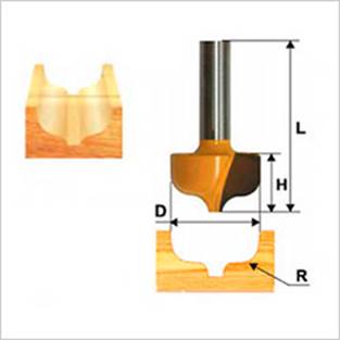  Groove milling cutter №1