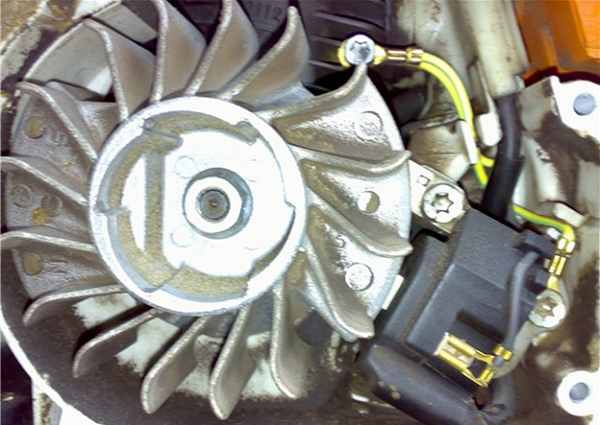  The appearance of the ignition system