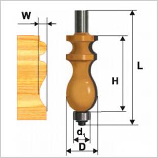  Multiprofile cutter number 8