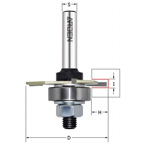  Slotted disk milling cutter