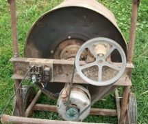  Homemade concrete mixer